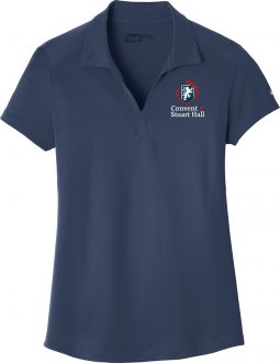 CONVENT & STUART HALL - Nike Ladies Dri-FIT Legacy Polo, Midnight Navy